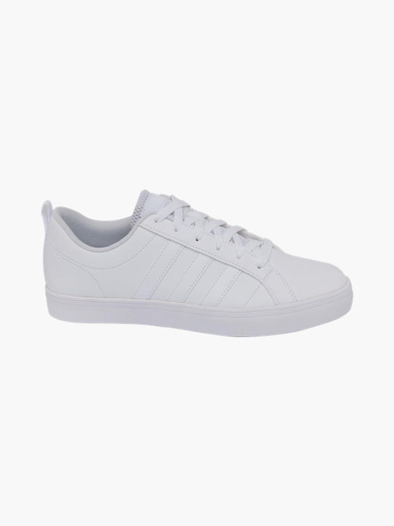 Mens Adidas VS Pace White Lace-up Trainers