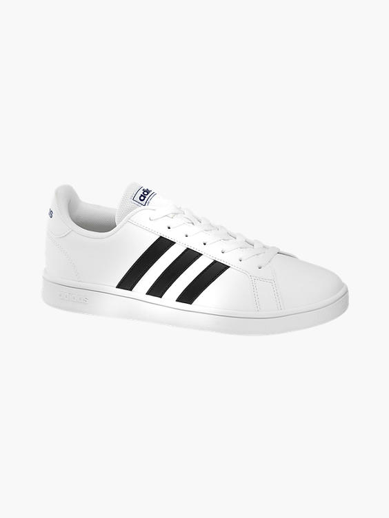 Teen Girls Adidas Grand Court White Lace-up Trainers
