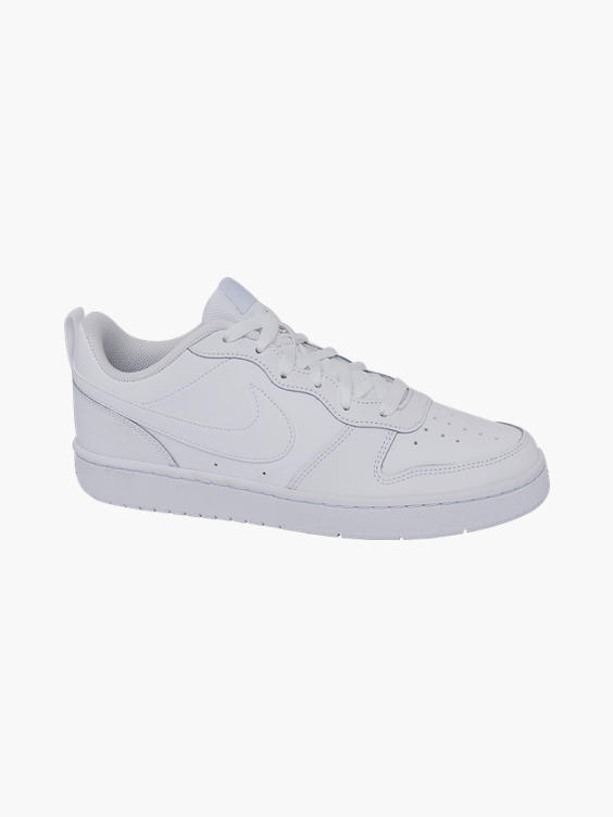 Teen Nike Court Borough Low 2 White Lace-up Trainer