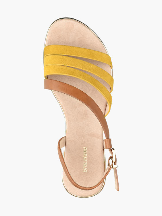 Gele sandaal