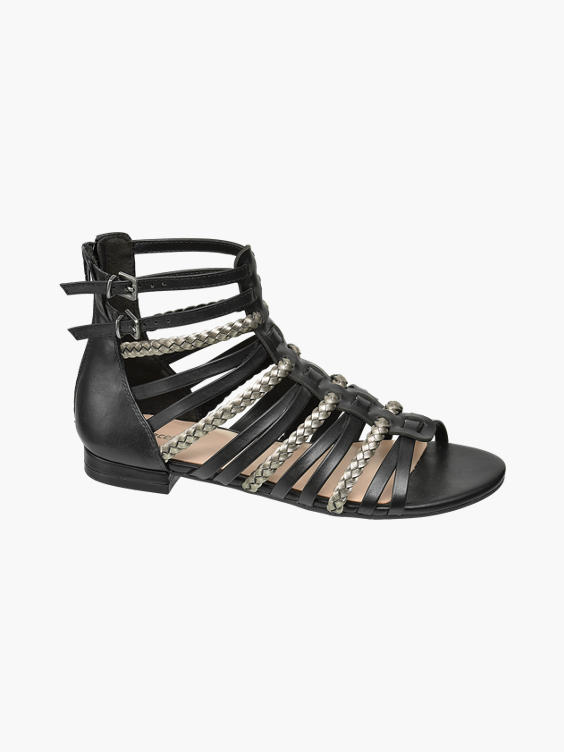 Schoenen Sandalen Romeinse sandalen Elleme Romeinse sandalen \u201eFicelle Black\u201c zwart 