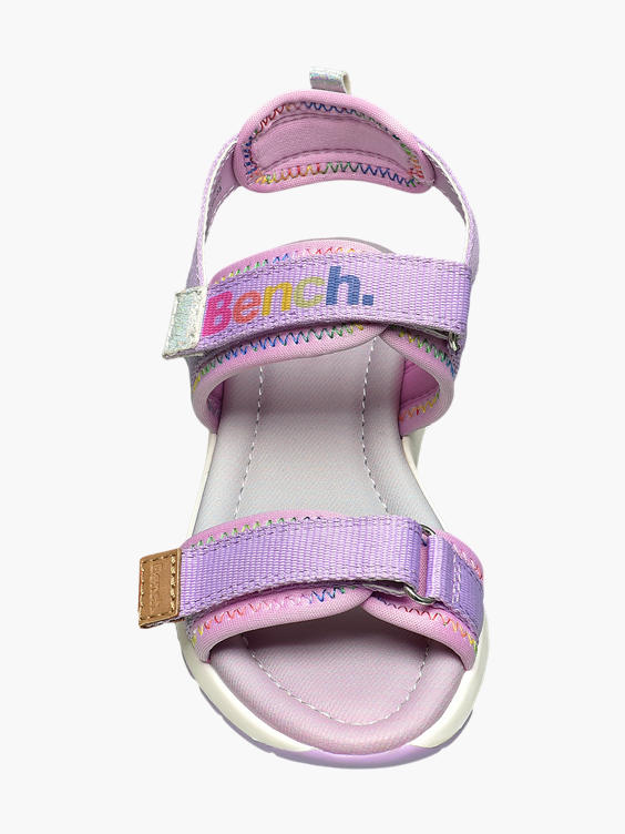 Junior Girls Multi-Coloured Bench Twin Strap Sandals
