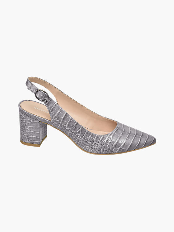 Chloé Bow Slingback Sandals in Silver — UFO No More