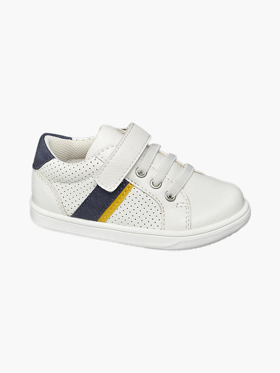 Boys elastic hot sale lace trainers