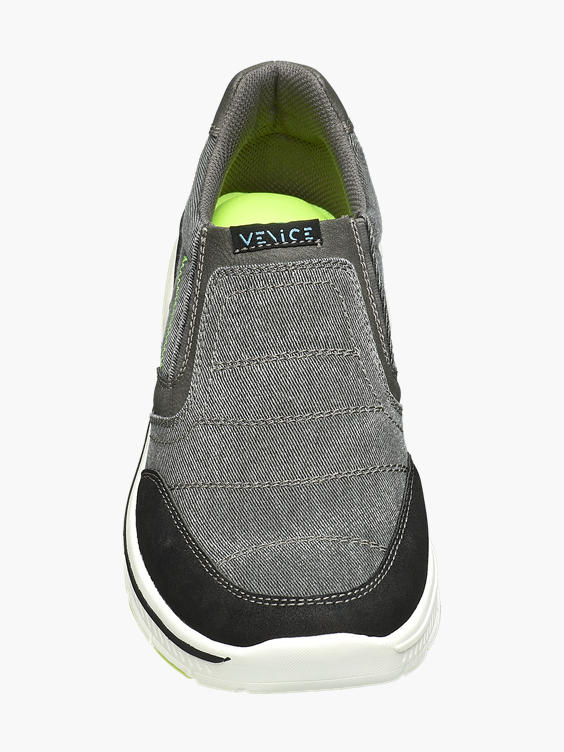 Mens Venice Grey Casual Slip-on Shoes