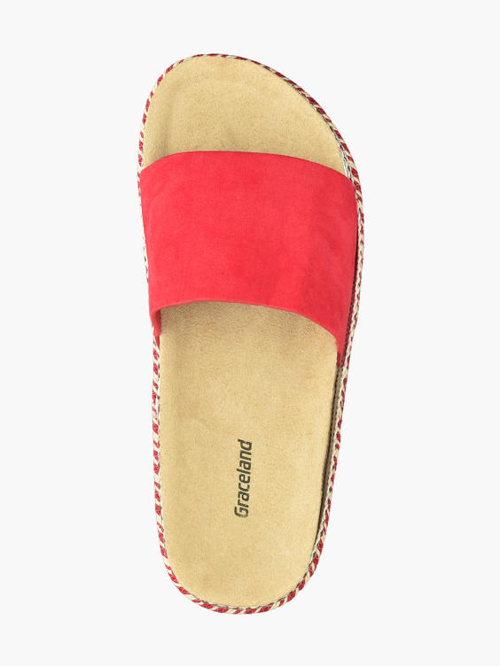 Rode slipper touwzool