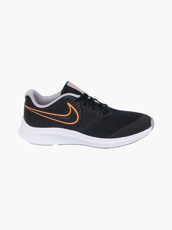 Teen Boys Nike Star Runner 2 Black Lace-up Trainers