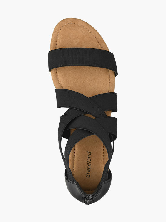 Graceland) Ladies Elastic Strap Sandals in | DEICHMANN