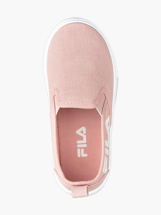 Toddler Girls Fila Pink Canvas Slip-on Shoes