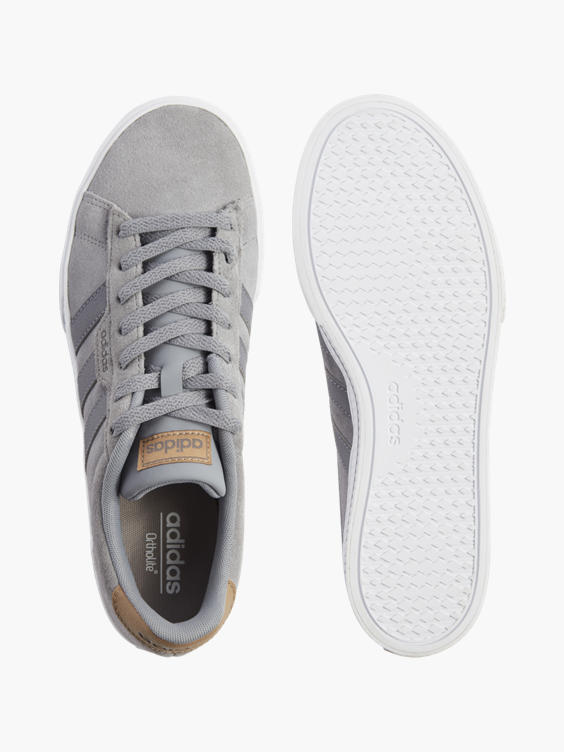 adidas) Mens Adidas Daily 3.0 Grey Suede Lace-up Trainers in Grey DEICHMANN