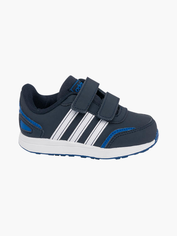 Junior Boys Adidas VS Switch Navy Touch Strap Trainers