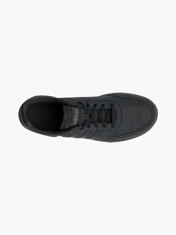 Teen Adidas VS Switch Black Lace-up Trainers