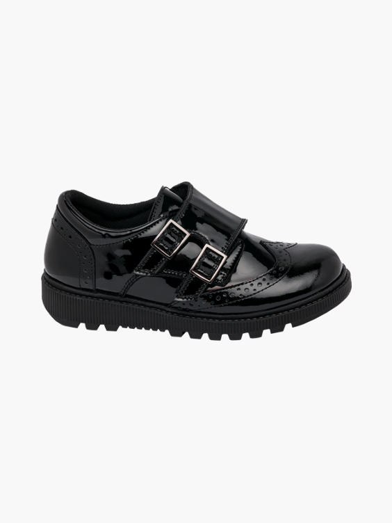 (Hush Puppies) Junior Girl Hush Puppies Leather Patent Double Buckle ...