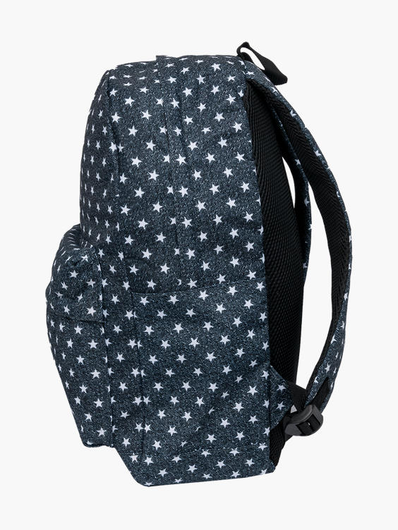 Black Star Print Backpack
