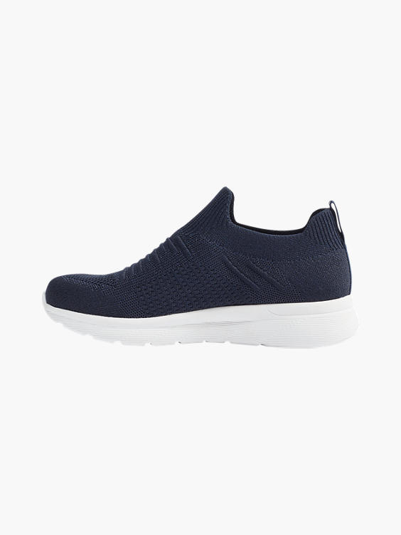 slip on navy trainers