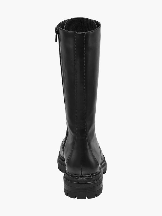 black leg boots