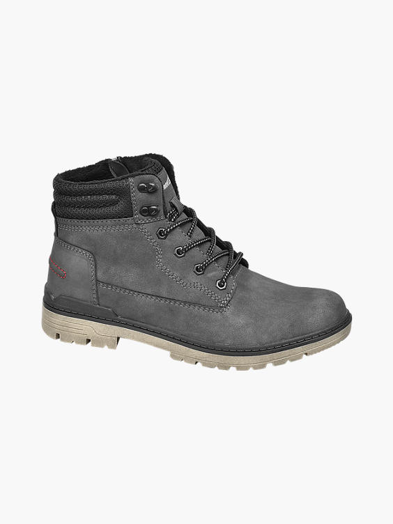 Landrover Mens Casual Grey Lace-up Boots