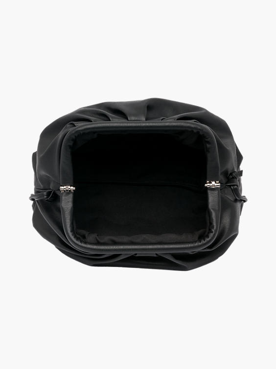 Black Slouchy Clutch Bag