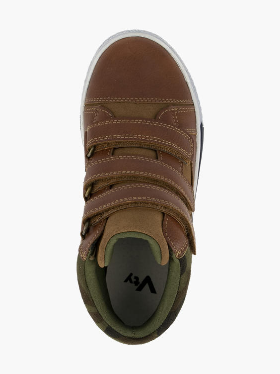 Bruine sneaker klittenband