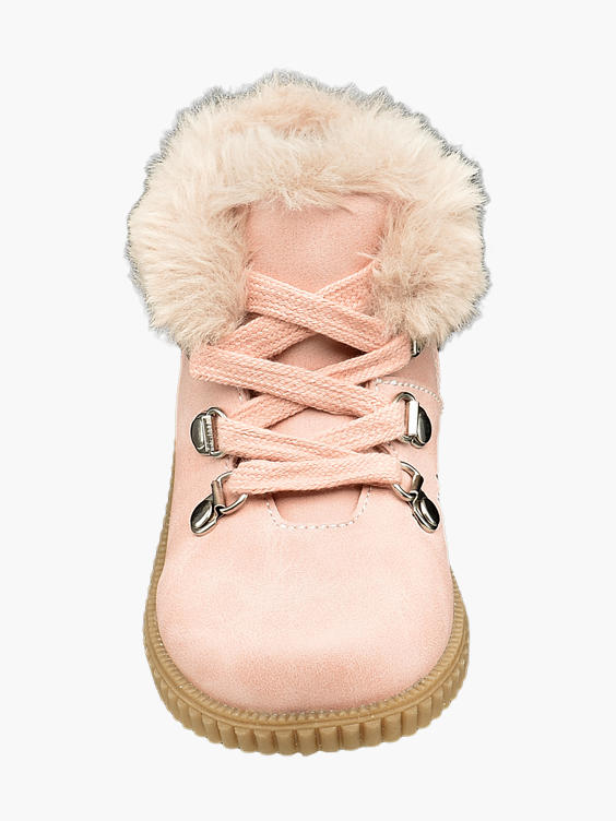 Toddler Girl Faux Fur Detail Ankle Boots