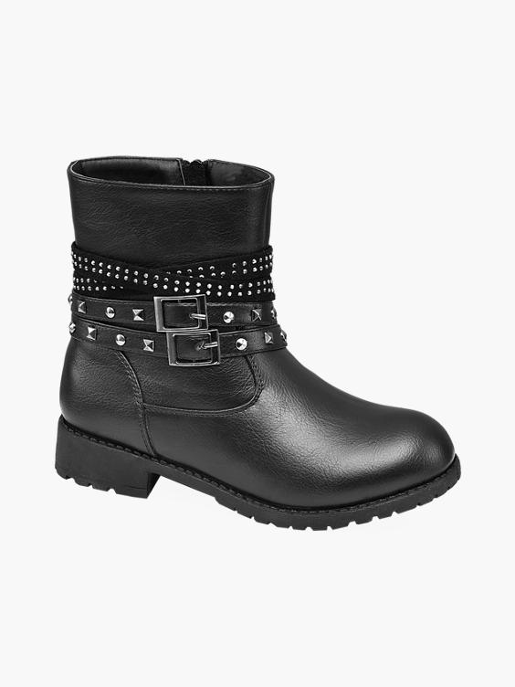 Teen Girl Biker Style Ankle Boots