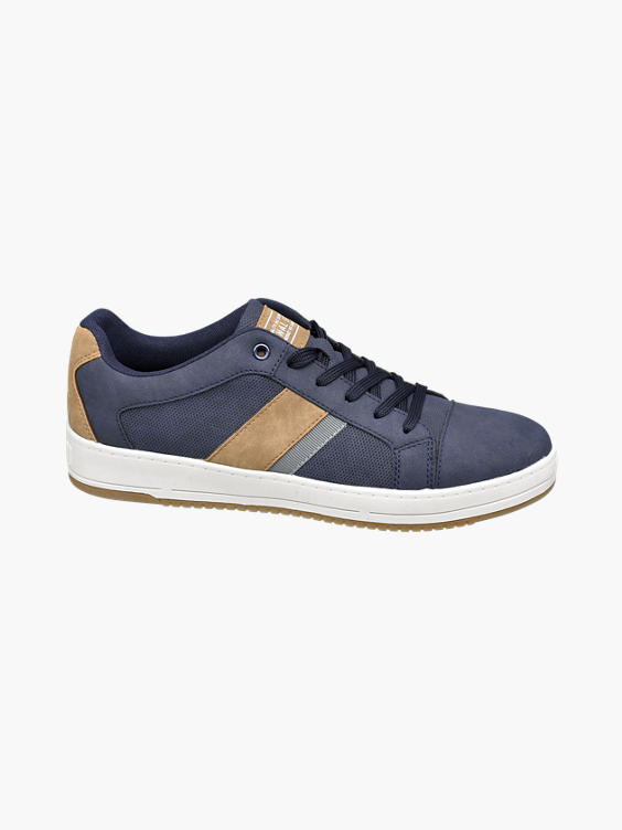 Mens Venice Navy Lace-up Casual Shoes