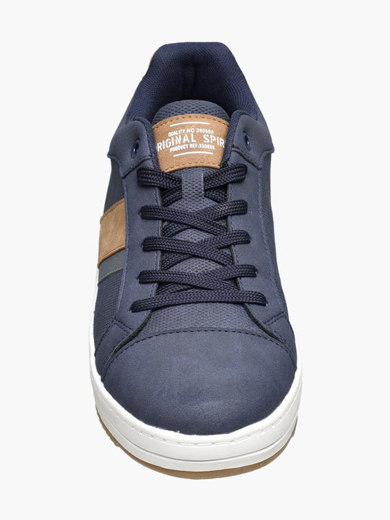 Mens Venice Navy Lace-up Casual Shoes