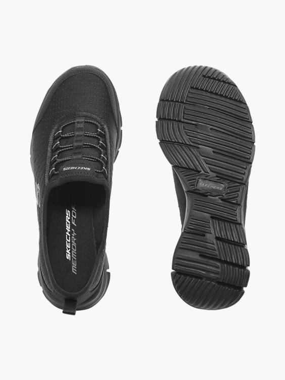 Skechers Black Slip-on Memory Foam Trainer 