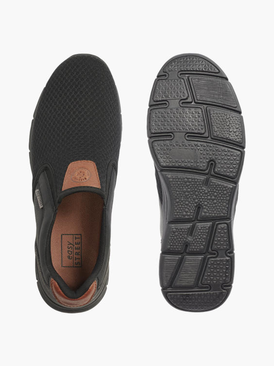 Mens Venice Black Slip-on Shoes 