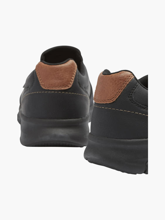 Mens Venice Black Slip-on Shoes 