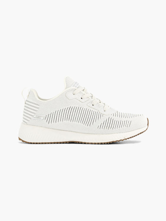 Witte chunky sneaker knitted