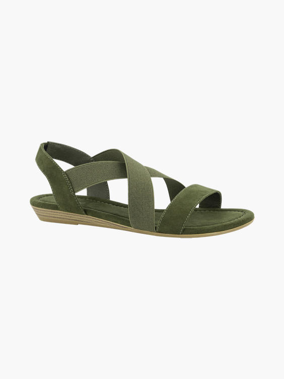 Groene sandaal