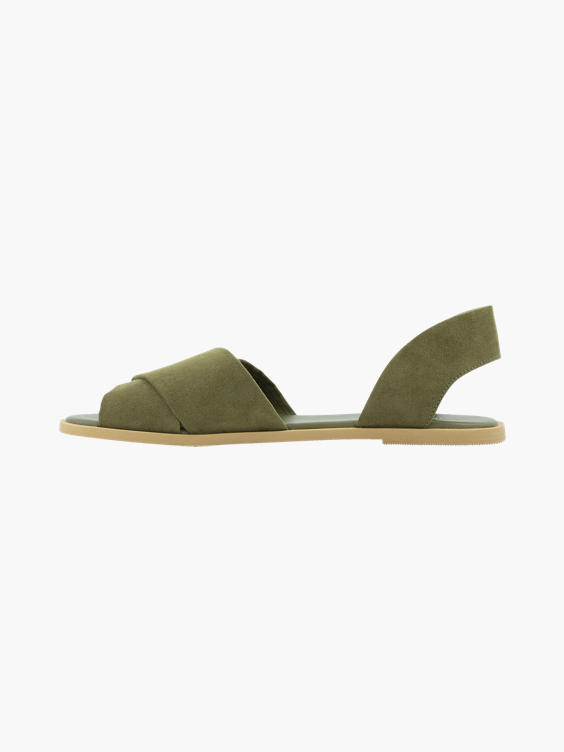 Groene sandaal