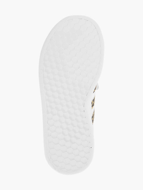 Witte adidas Grand Court sneaker panterprint
