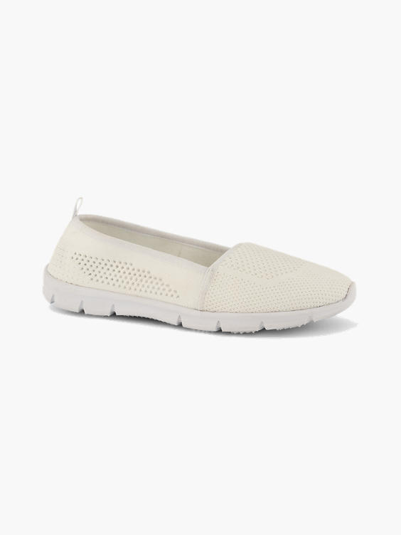 Witte slip-on sneaker