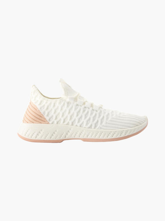 Witte chunky sneaker knitted