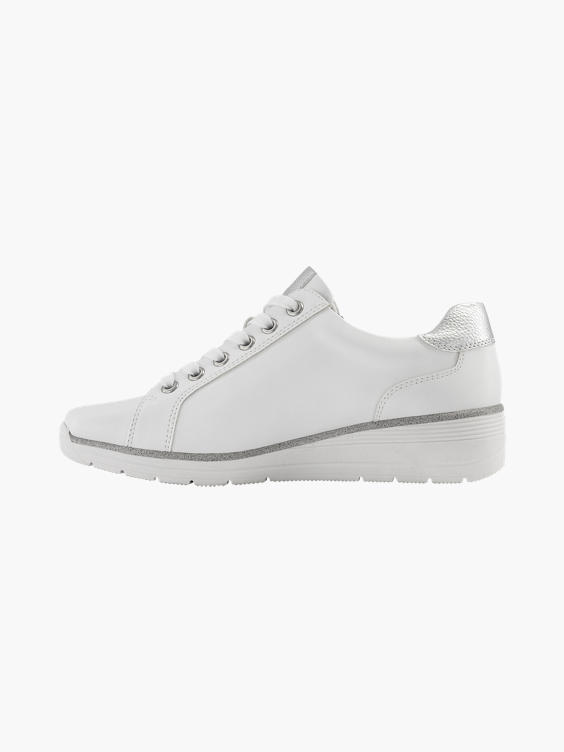 Witte platform sneaker 