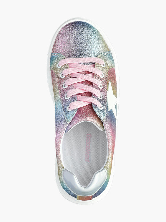 Rainbow hot sale glitter trainers