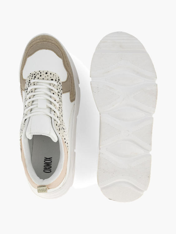 Oxmox) Witte chunky sneaker van Wit | vanHaren