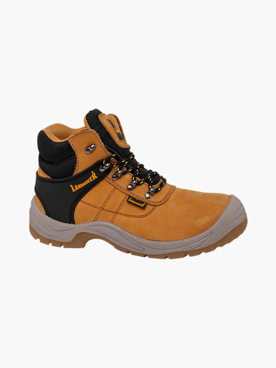 Mens Landrover Tan Safety Boots