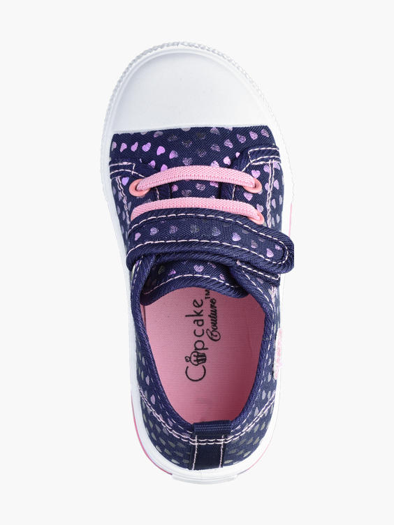 Toddler Girl Heart Embellished Canvas Shoes
