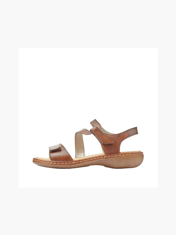 Brown Leather Comfort Sandals