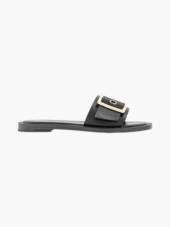 Zwarte slipper 