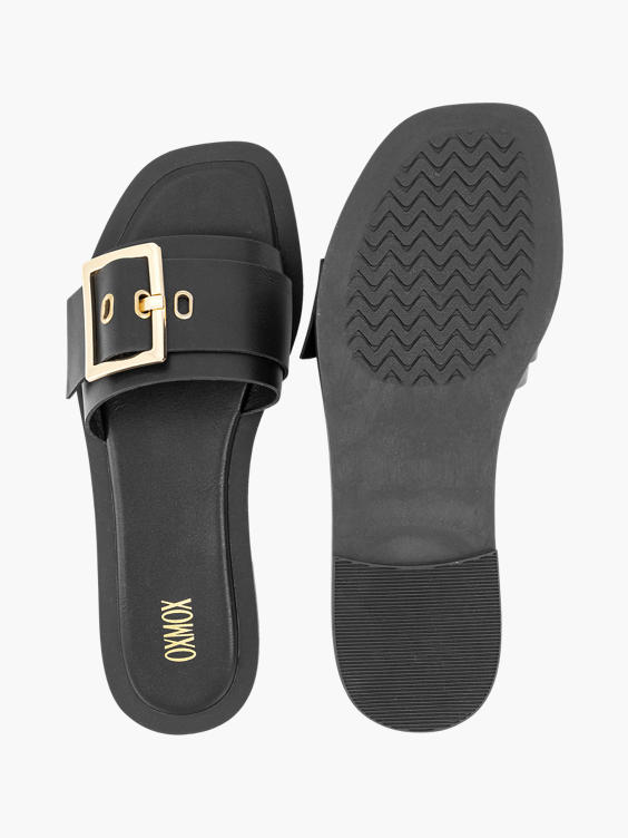 Zwarte slipper 