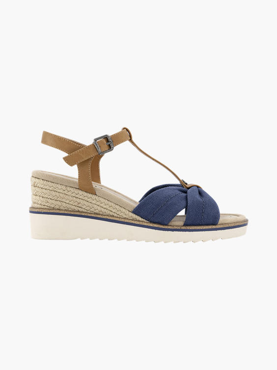 Blauwe sandalette