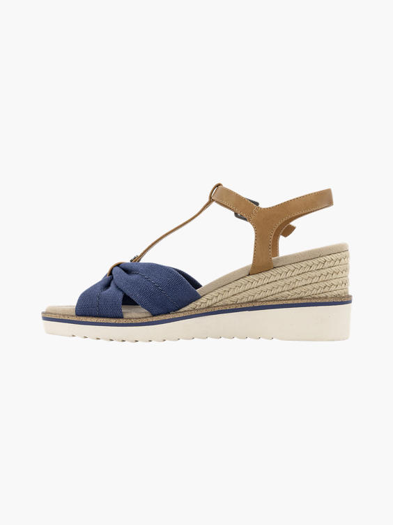 Blauwe sandalette