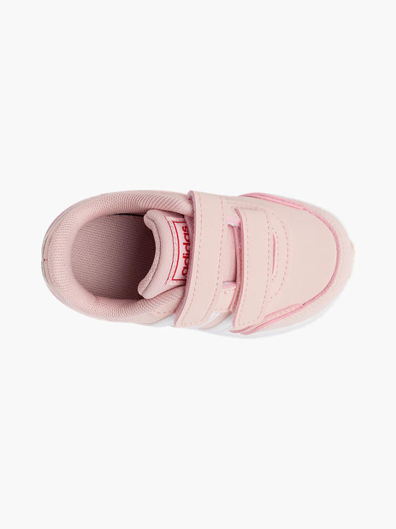 Toddler Girls Pink Velcro Adidas Trainers