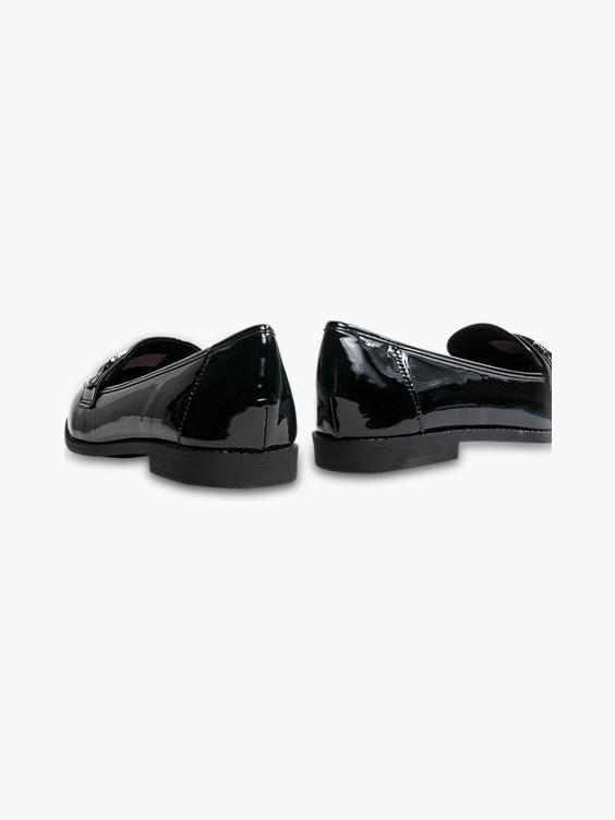 (Graceland) Teen Girl Snaffle Trim School Loafers in Black | DEICHMANN