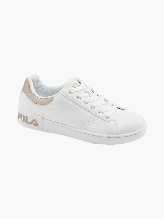 (FILA) Ladies Fila White Lace-up Casual Trainers in White | DEICHMANN