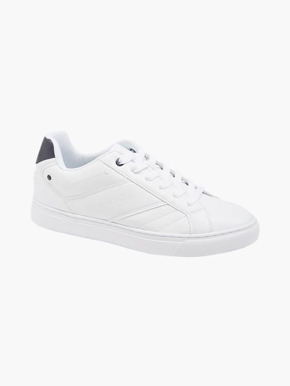 Mens Bench White Lace-up Trainera 